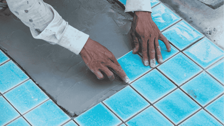 Pool Tile Repair