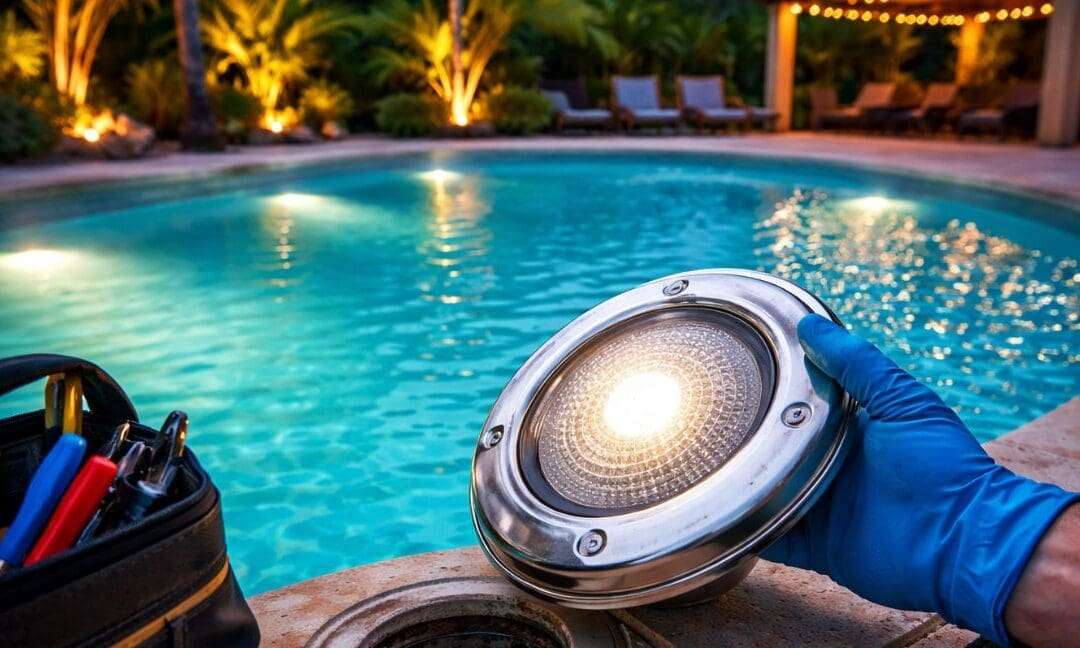 Underwater Pool Light Repair